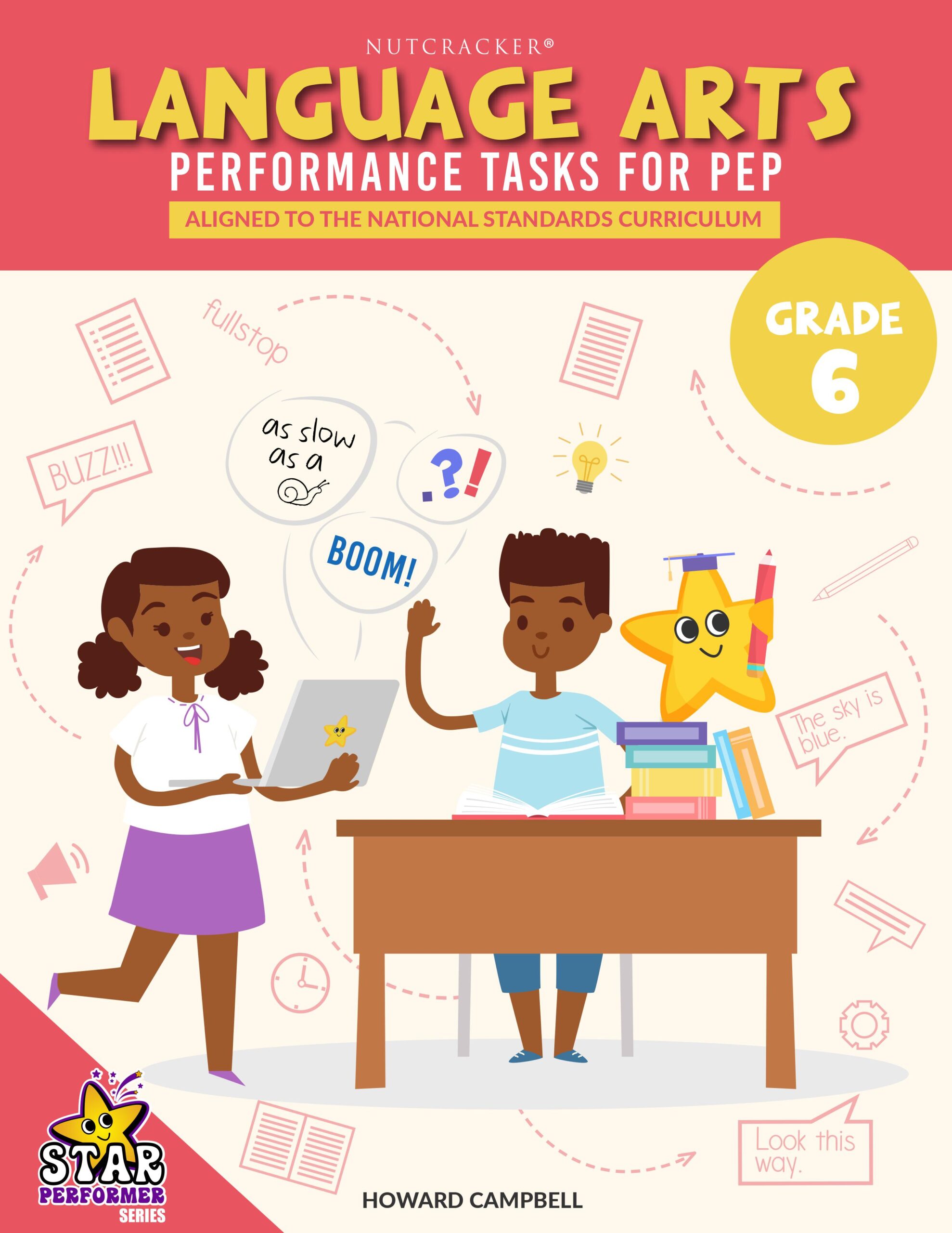 Star Performer Book Cover - Language Arts - Front-Cover